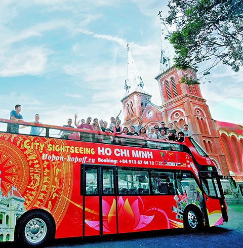 베트남 호치민 시티 투어 버스 