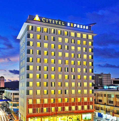 코타키나발루 3성급 시티텔 익스프레스 호텔 (Cititel Express) 