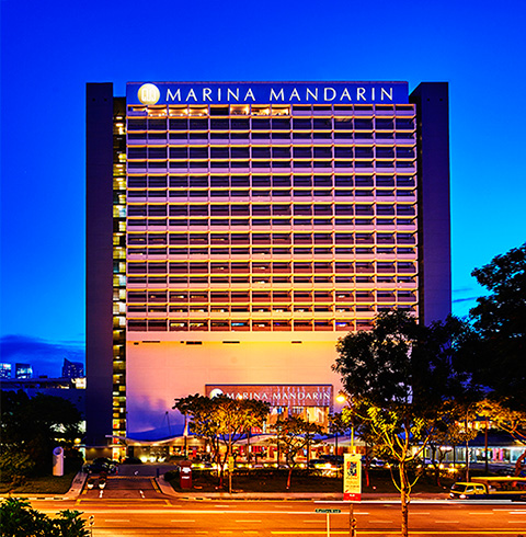 싱가포르 5성급 마리나 만다린 호텔 (Marina Mandarin) 