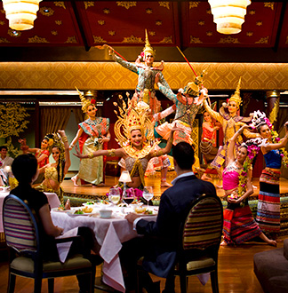방콕 만다린 오리엔탈 살라 림 남 레스토랑 (전통공연)