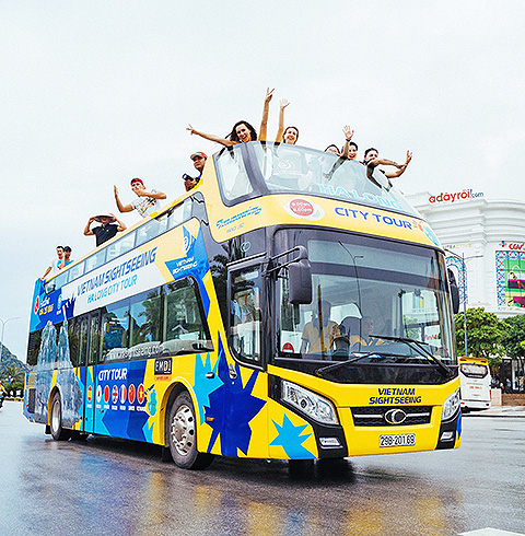 베트남 하노이 시티 투어 버스 