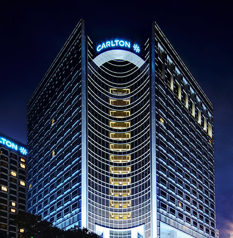 싱가포르 4성급 칼튼호텔 (Carlton hotel) 