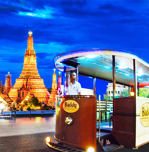 태국 방콕여행 트램시티 나이트 투어